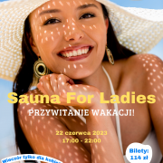 Sauna for Ladies - tylko dla kobiet!